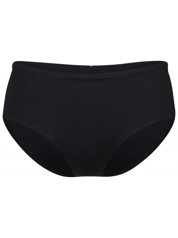 Seafolly Women's Collective Wide Side Retro - Bikinibroekje, zwart