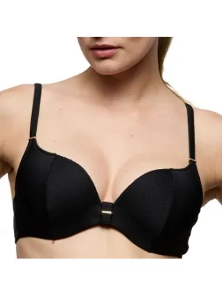 Marie Jo Cassie Heart Shape Padded Bikini Top Zwart