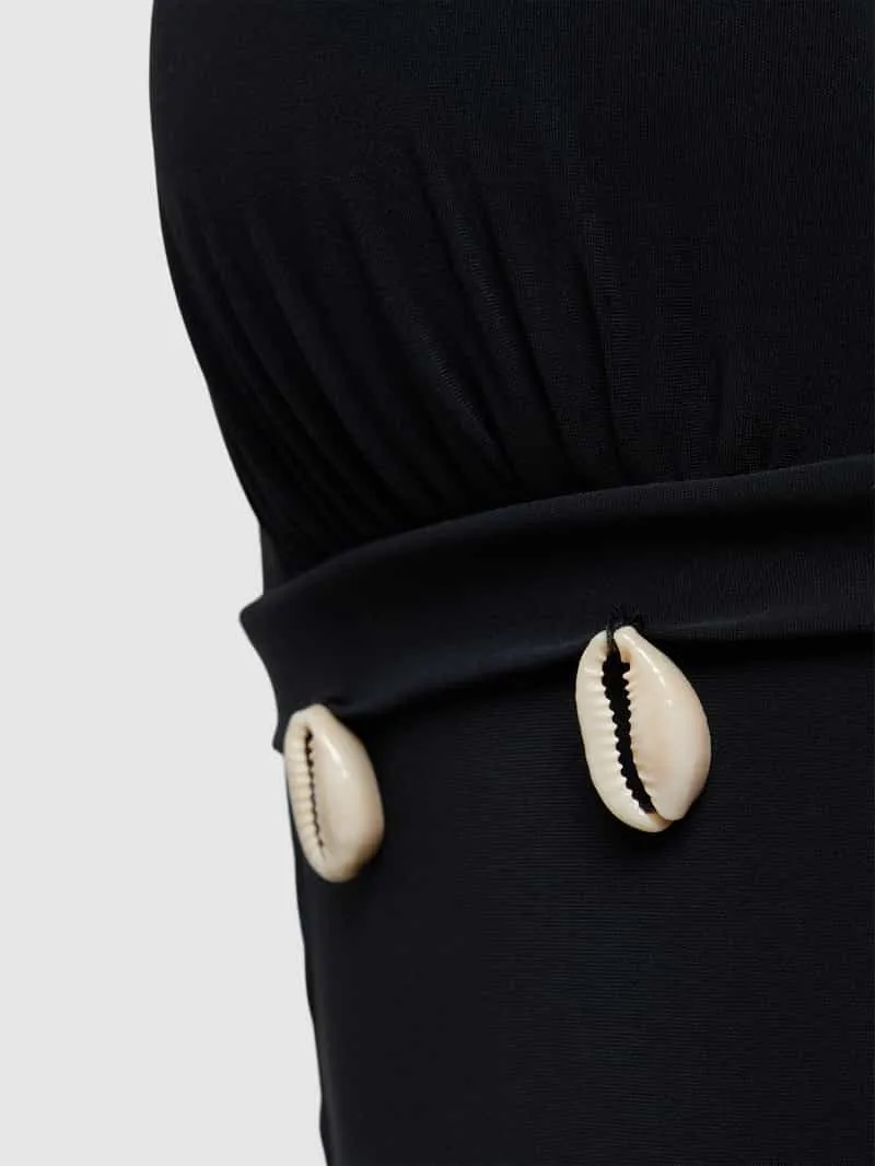 banana moon Badpak met cut-out, model 'SHELLINA' zwart, foto 2