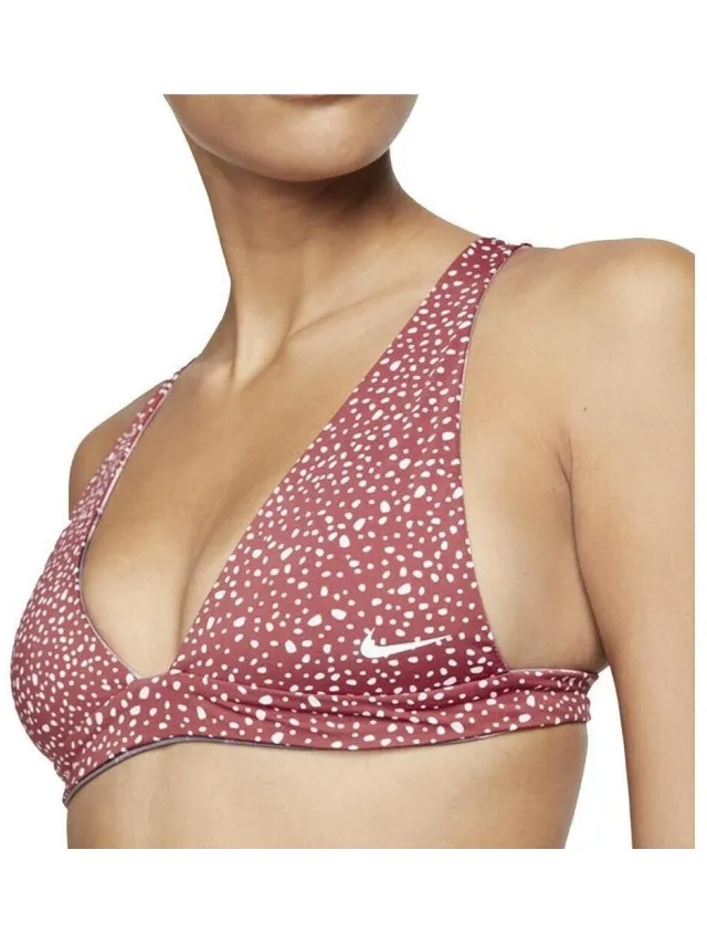 Nike Reversible Bralette bikinitop rood