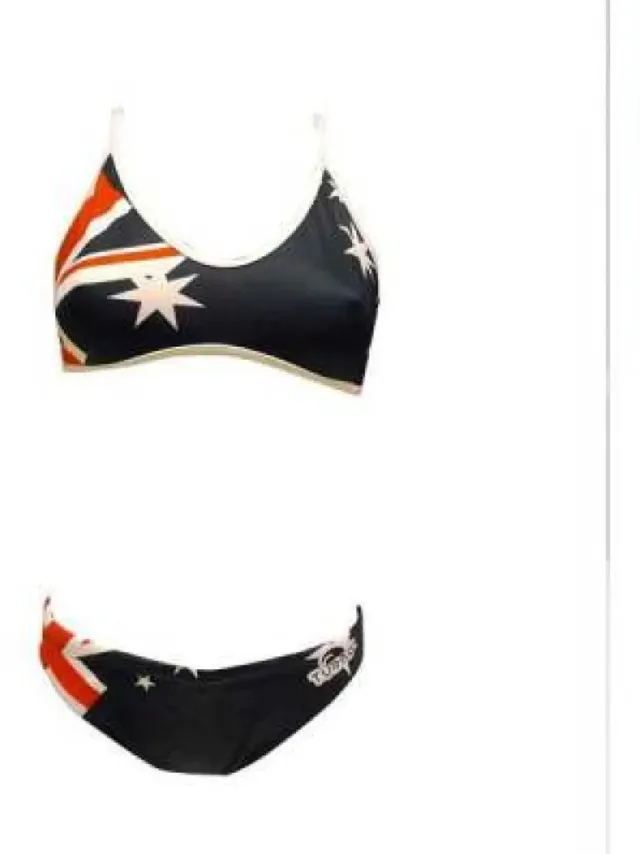 Turbo Australian Flag Bikini Blauw S Vrouw Navy