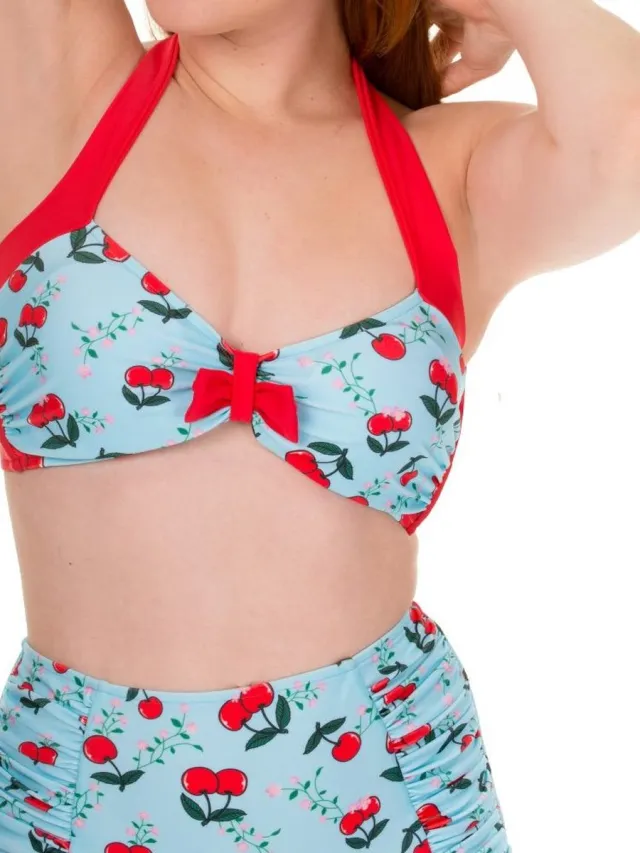 Banned BLINDSIDE Bikinitop - 3XL - Multicolours/Blauw