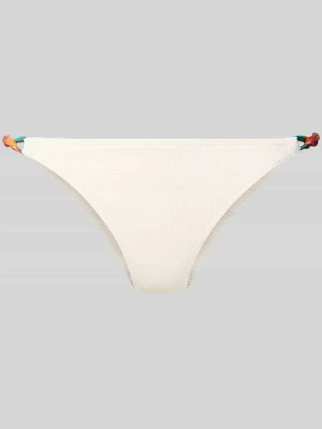 banana moon Bikinibroekje met structuurpatroon model 'DESNA CHAINY' Offwhite