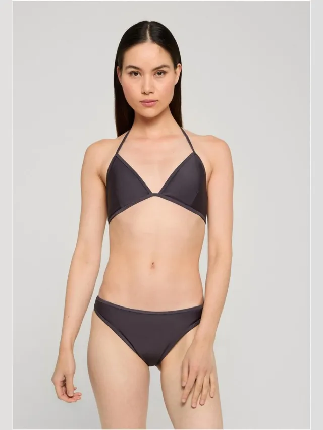 Urban Classics Piped Triangle Bikini set - XL - Zwart