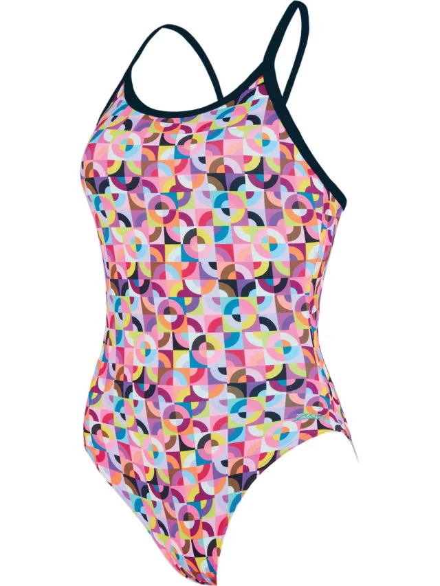 Zoggs Badpak Strikeback Rythem Dames Print