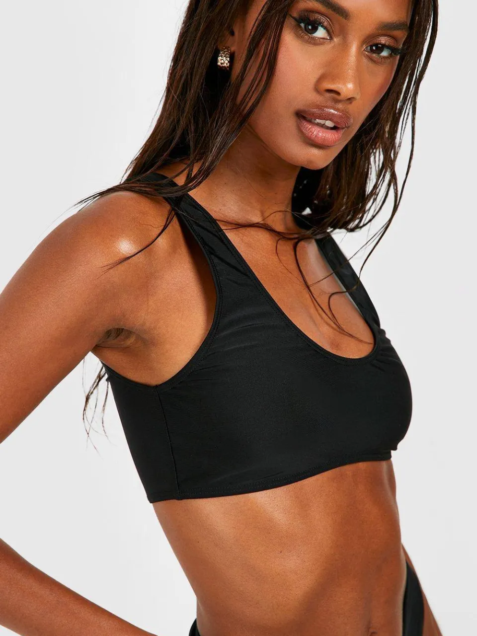 boohoo Dames Essentials Scoop Bikini Top zwart, foto 5