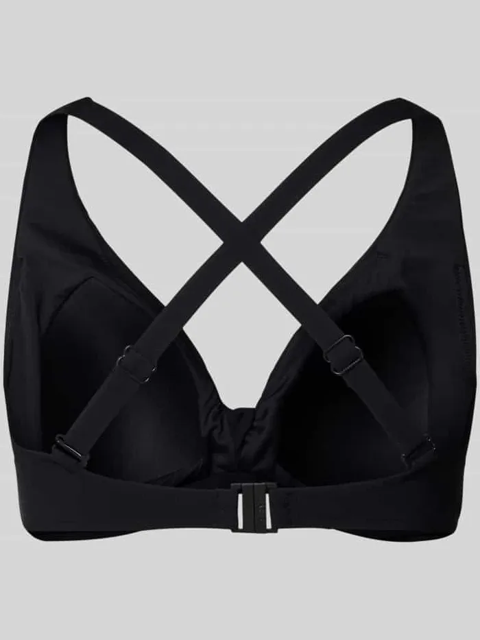 Barts Bikinitop met knoopdetail model 'SOLID' zwart, foto 2
