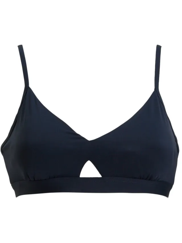 Seafolly Collective crop bikinitop donkerblauw blauw, foto 2