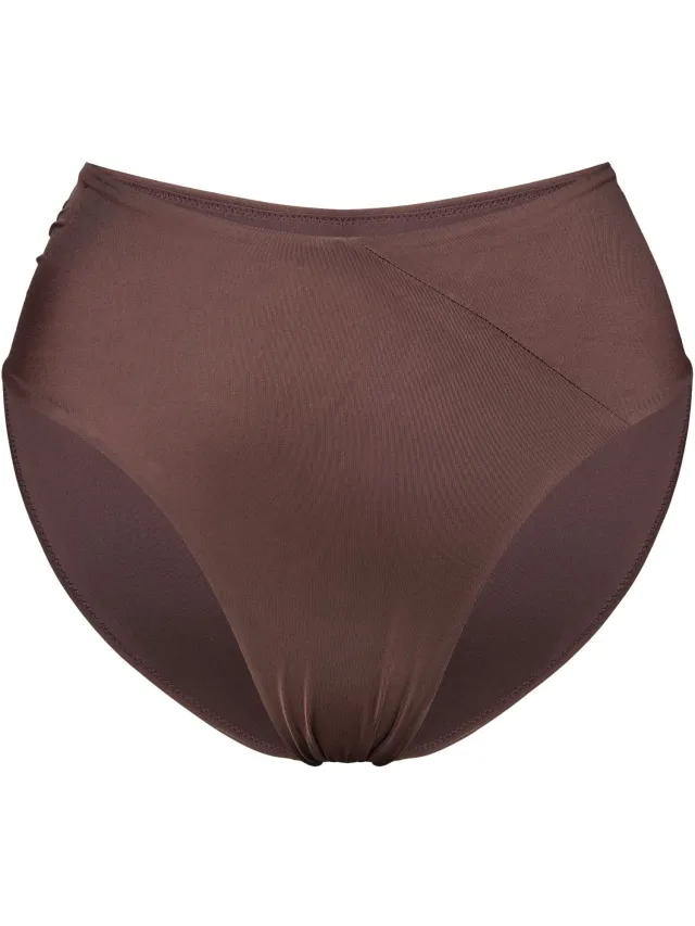 ESOTIQ Goddess - Bikinibroekje - M - Donker chocoladebruin - Middenhoge taille Bruin;Chocoladebruin