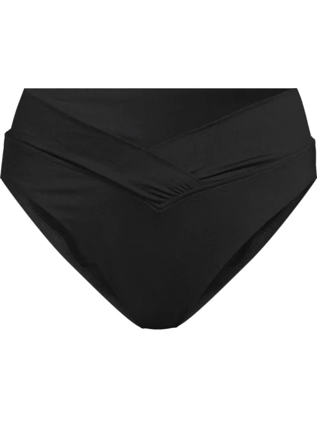 Seafolly high leg bikinibroekje zwart