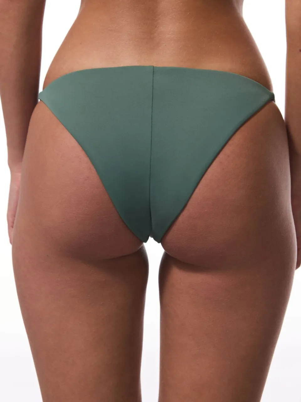 Penti Lage Taille Braziliaanse Bikini-Broekjes saliegroen, foto 2