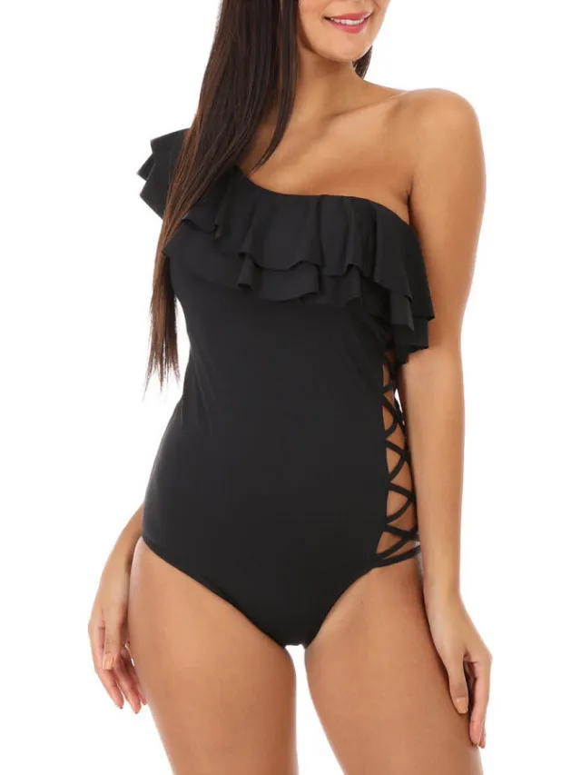 La Modeuse badpak zwart