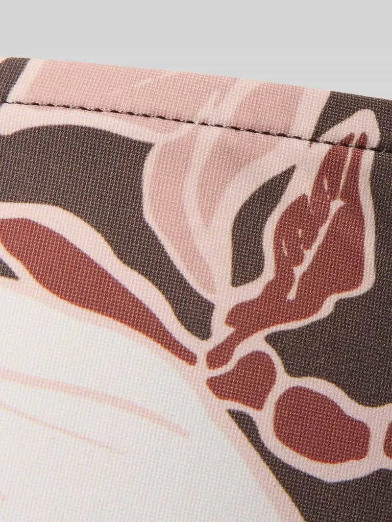 Barts Bikinibroekje met plooien model 'Camolo' middenbruin, foto 3