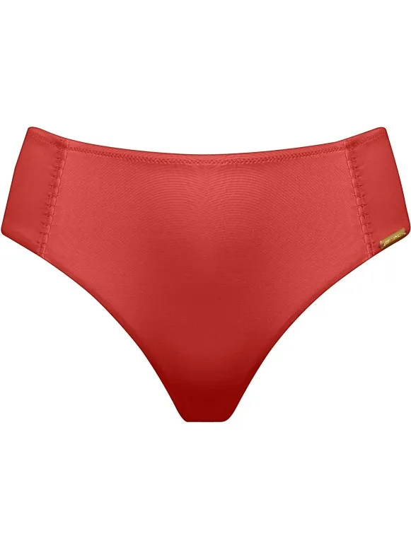 WATERCULT Women's Crafted Essentials Bikini Bottoms No. 265 - Bikinibroekje, rood