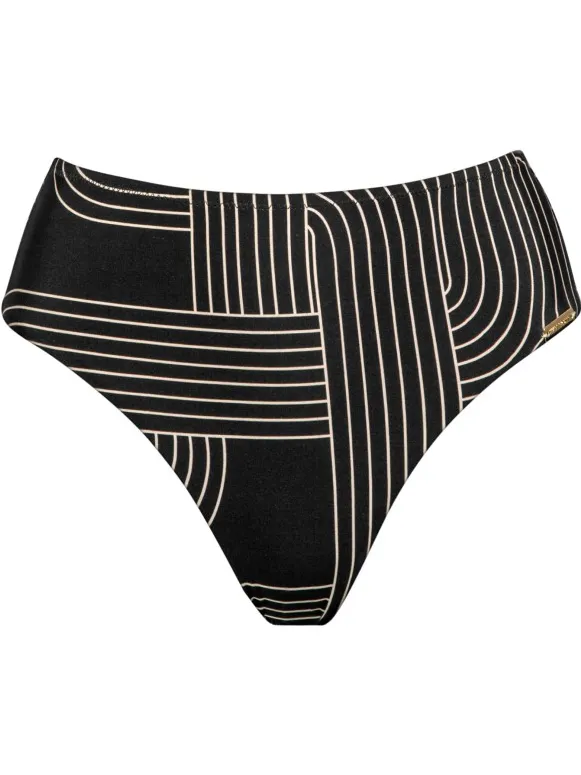 WATERCULT Women's Line Set Bikini Bottoms No. 263 - Bikinibroekje, zwart