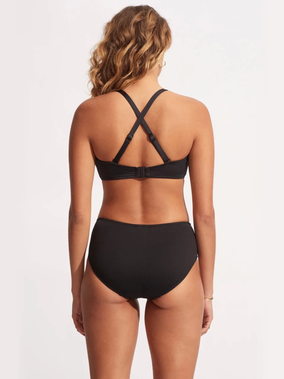 Seafolly Collective high waist bikinibroekje zwart, foto 4