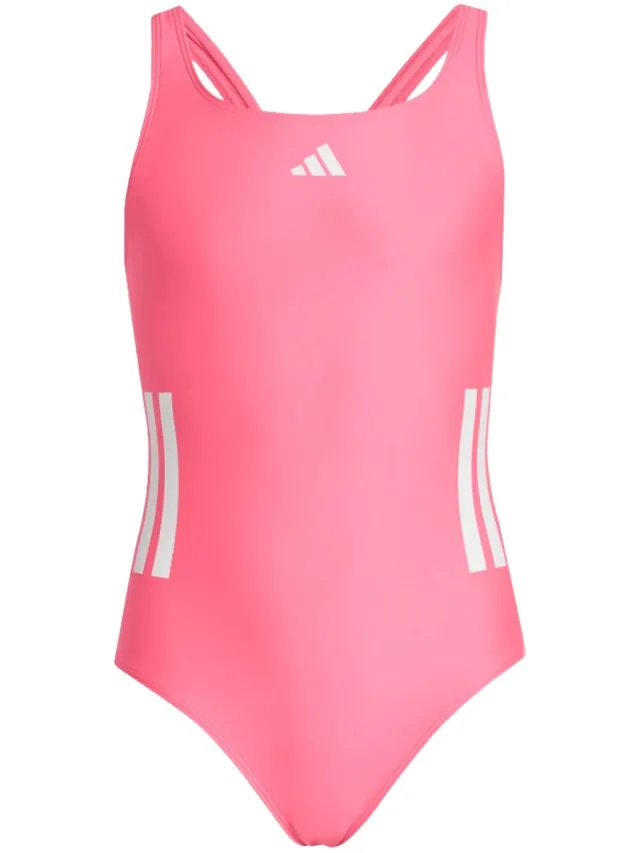 Adidas 3-stripes c-back badpak in de kleur roze.
