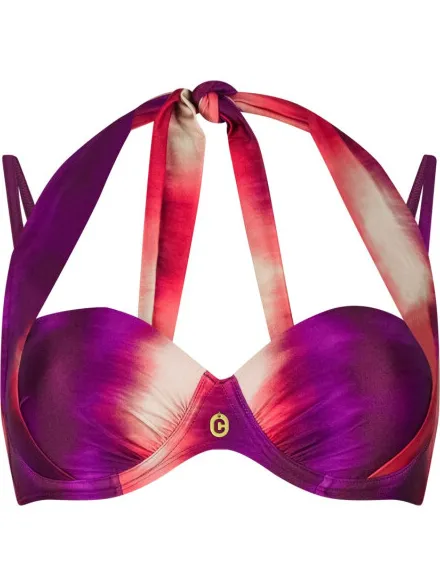 Ten Cate Bikini top multiway padded wired bikini top dames Bordeaux