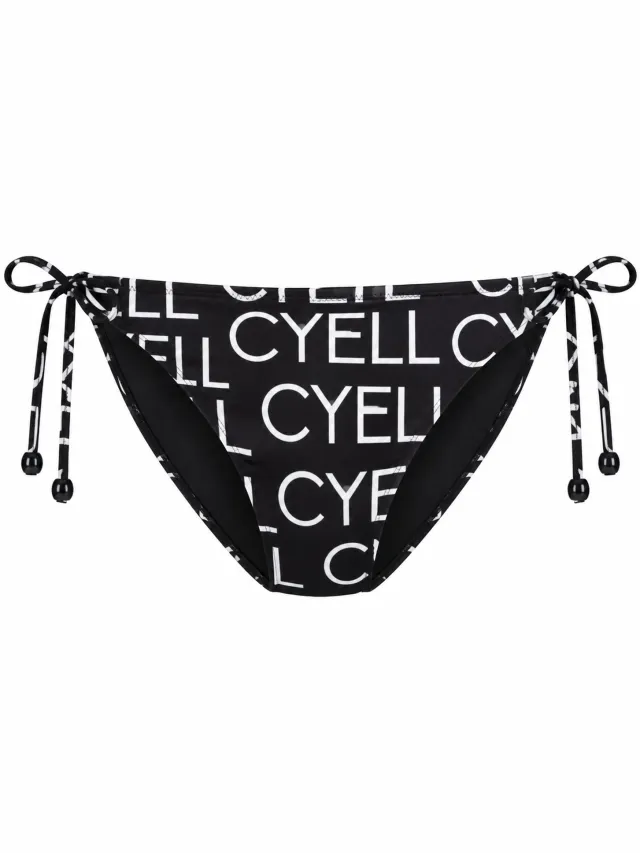 Cyell Logo Love Dames Bikinibroekje – Zwart/Wit –