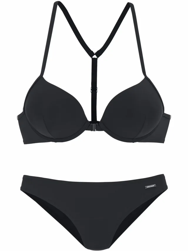 push-upbikini zwart