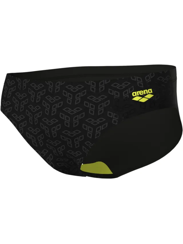 Arena Zwemslip Monogram Zwart Multi
