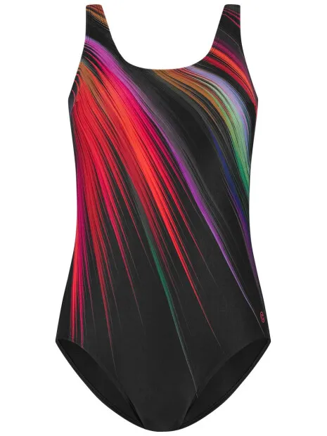 Ten Cate swimsuit soft cup wedstrijd badpak dames Zwart