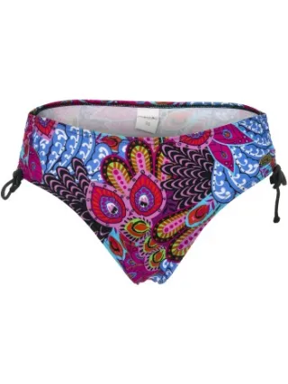 Damella Peacock Feather tai bikinislip met pauwenprint Versch.kleure/Patroon
