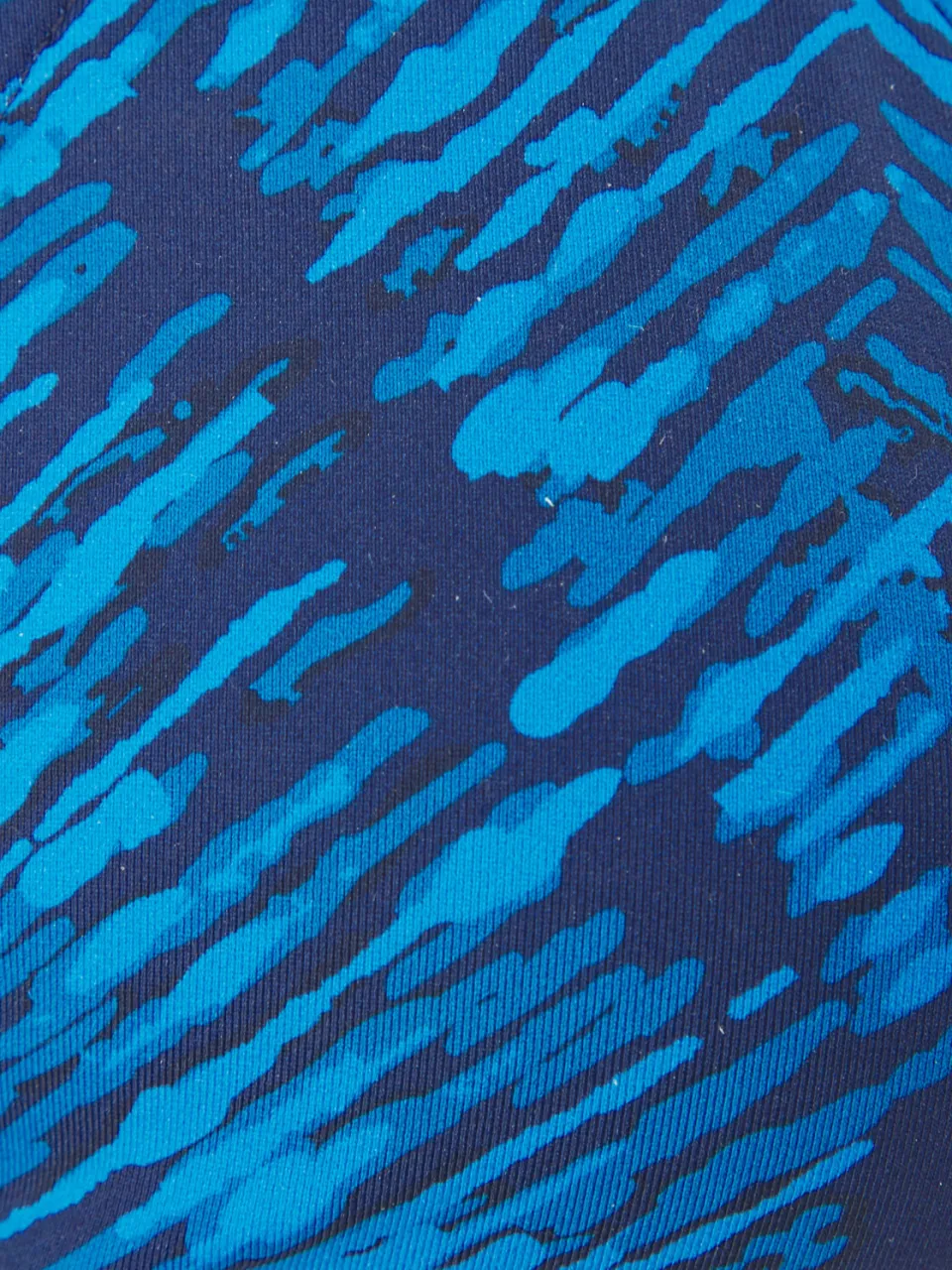 triangelbikinitop blauw met grafische print, foto 3