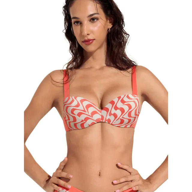 Lisca Iceland bikinitop oranje
