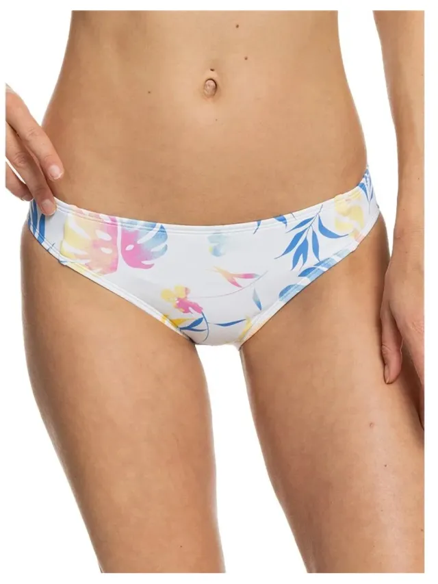 Roxy Printed Beach Classics Hipster Bikinibroekje Wit XS Vrouw Bright White S Surf Trippin
