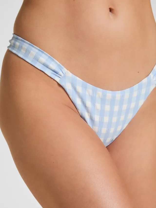 Hunkemöller Hoog Uitgesneden Bikinibroekje Amalfi Blauw