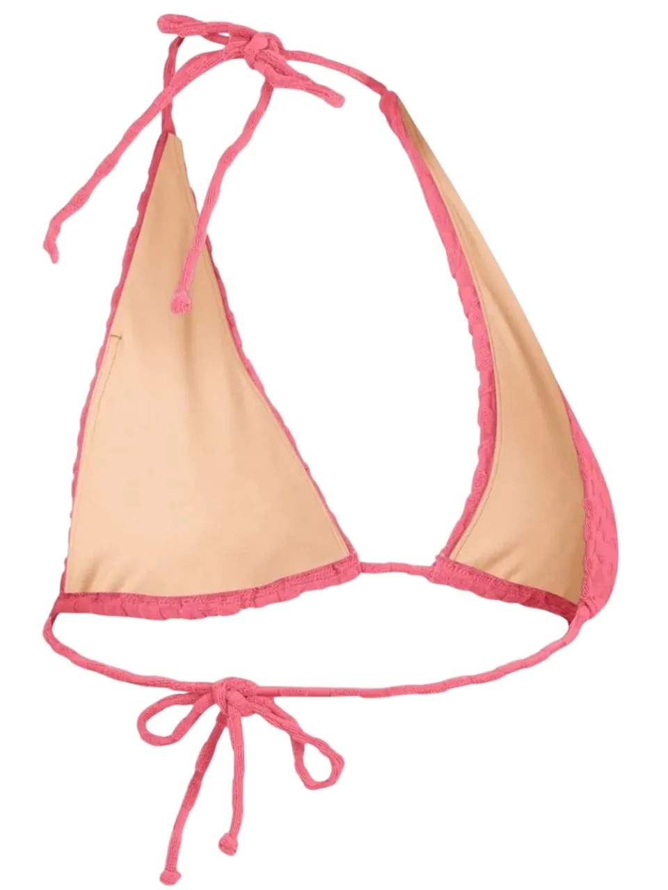 Speedo Dames/Dames Bikinitop met gestructureerde driehoekige cups (Lichtroze) roze, foto 2