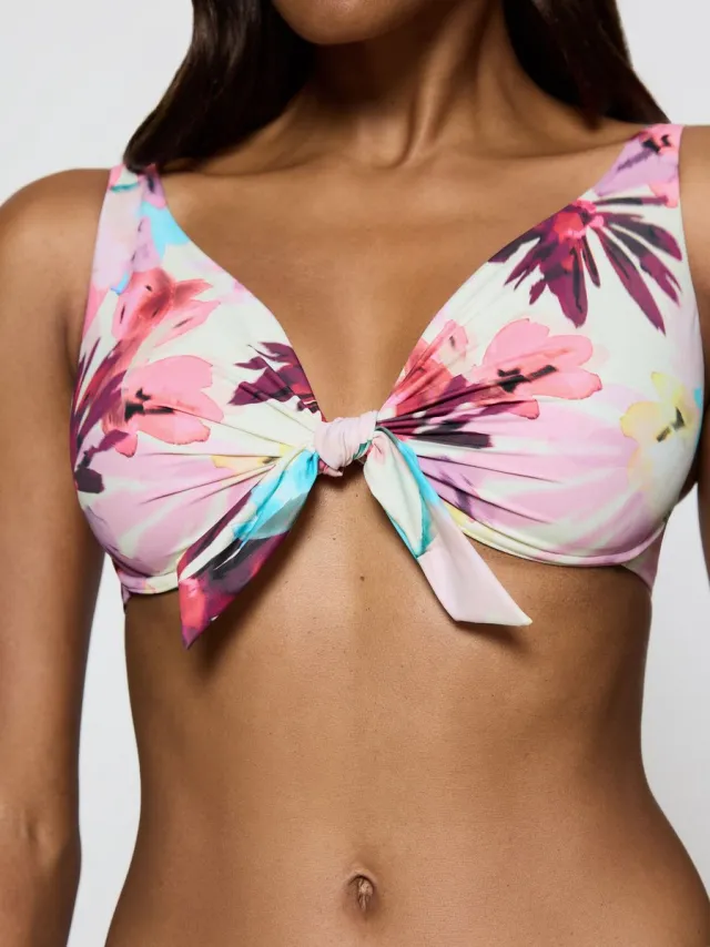 Triumph Bügel-Bikini-Top Summer Fleur roze - dark combination