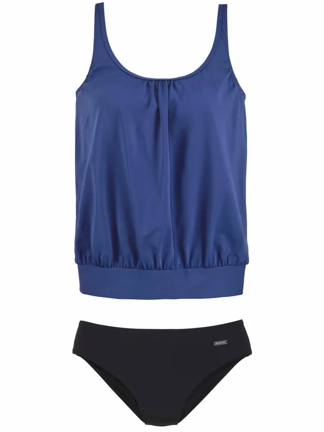Oversized tankini blauw, foto 2