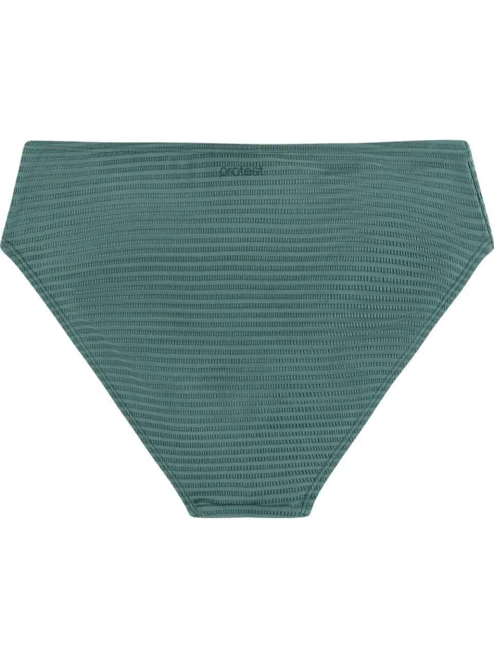 Protest high waist bikinibroekje MIXWRAP met ribstructuur groen, foto 3