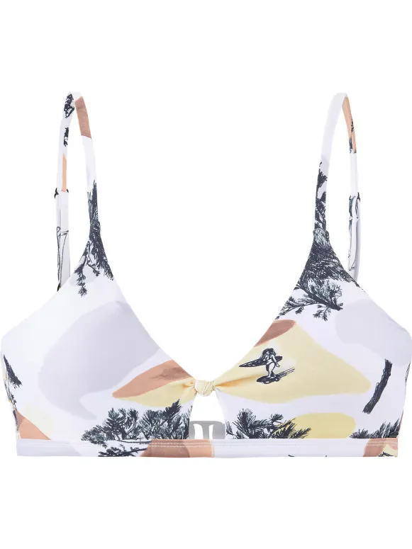 Picture Women's Kalta Print Triangle Top - Bikinitop, wit