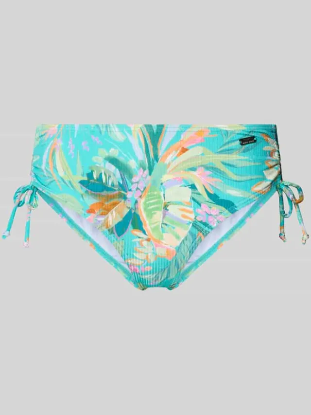 VENICE BEACH Bikinibroekje met zijdelingse plooien model 'Sandra' Turquoise
